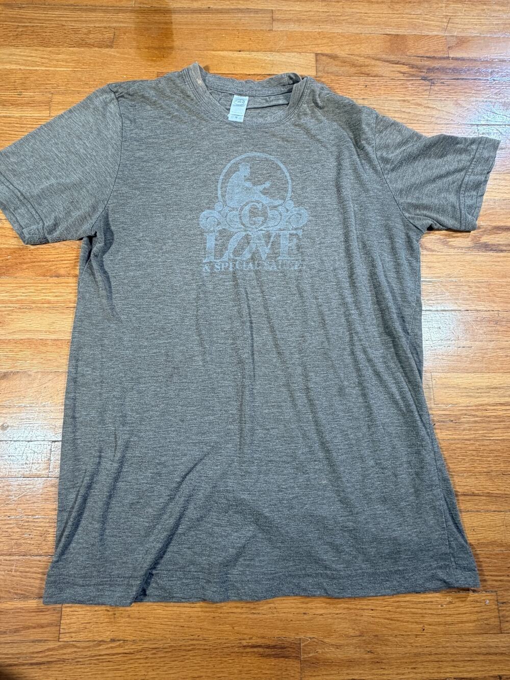 G. Love & Special Sauce T-Shirt Small Heather Gray Guitar Graphic Next Level
